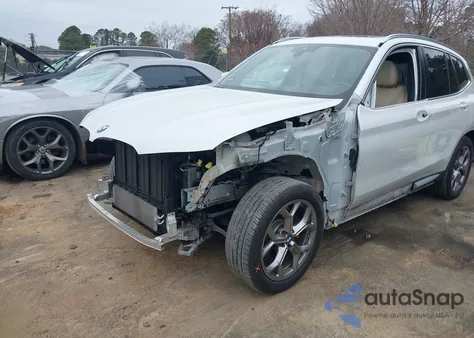 2022 BMW X3 Sdrive30I z USA, uszkodzony, nr VIN 5UX43DP04N9N20595